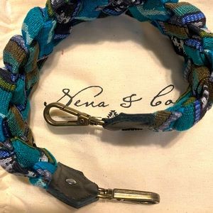 Braided shoulder strap